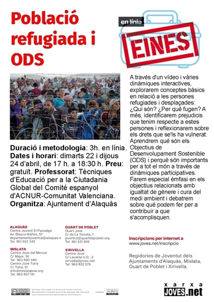 cartell-poblacio-refugiada-i-ods-eines-2021