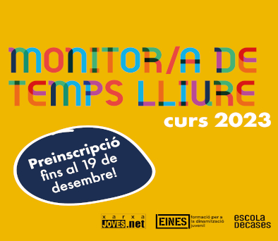 Curs de Monitor/a d’Activitats de Temps Lliure Educatiu Infantil i Juvenil (MAT)