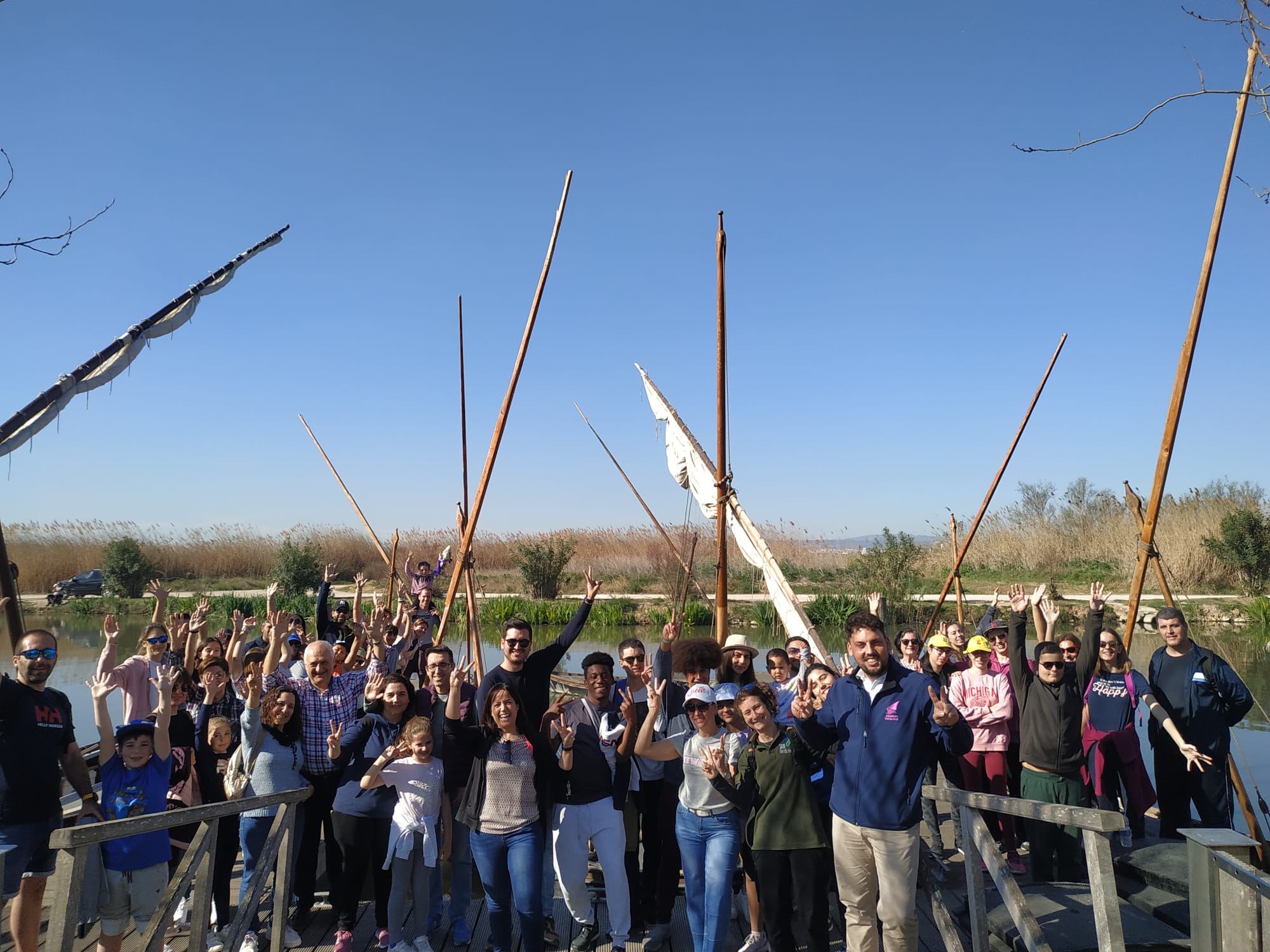 Foto de grup inici de la visita 