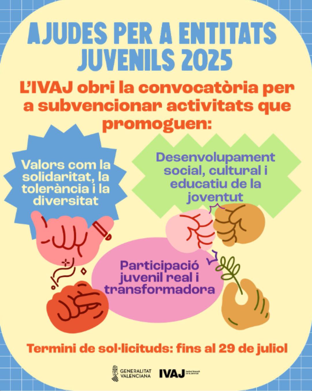 Ajudes associacions juvenils 2025