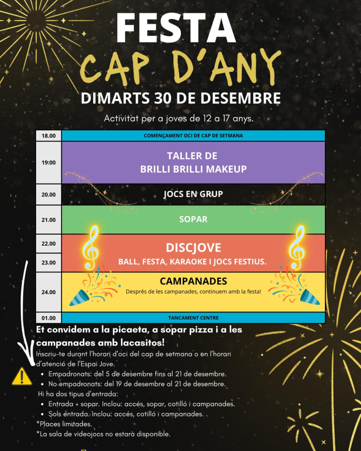 Festa cap d'any a l'Espai Jove Almussafes