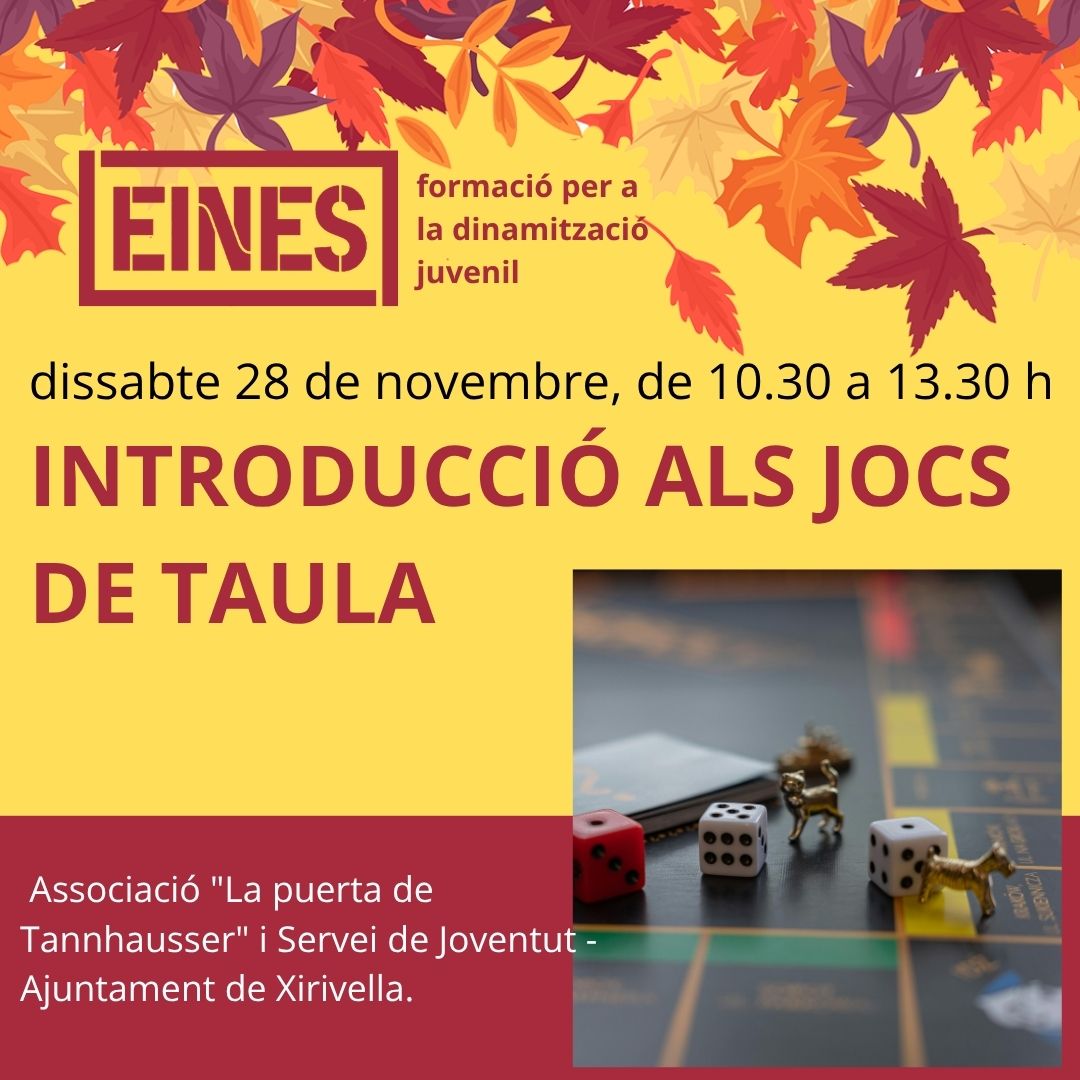 cartell jocs de taula