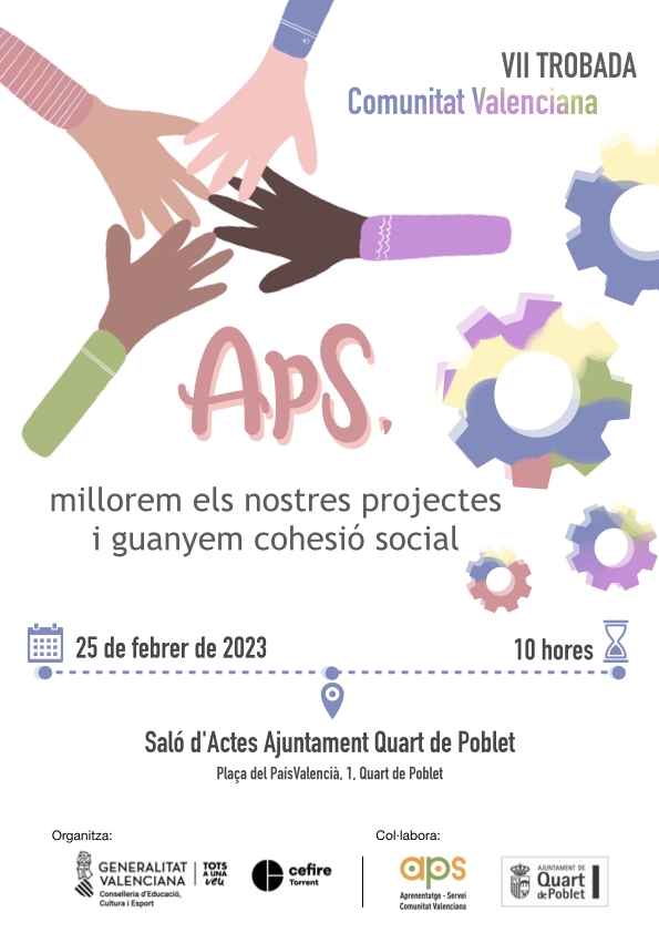 Cartell jornada APS 25 de febrer del 2023 a Quart de Poblet