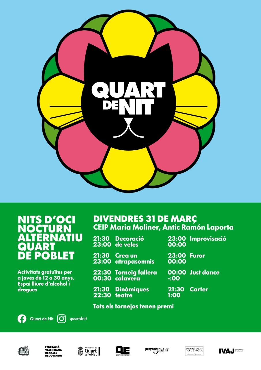 Cartell Quart de Nit 31 de març 2023