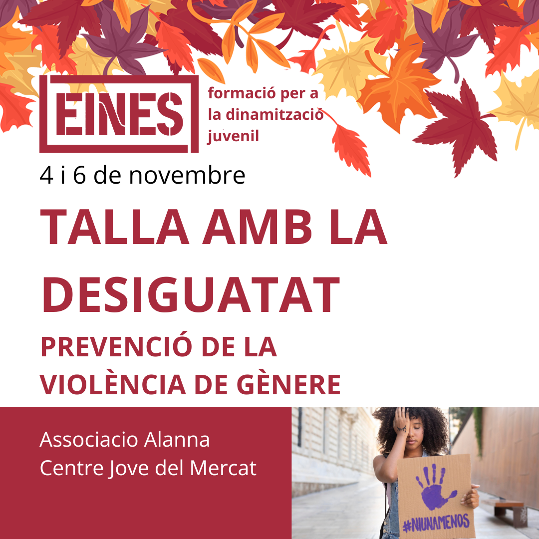 Banner tardor EINES 2025 - talla desigualtat