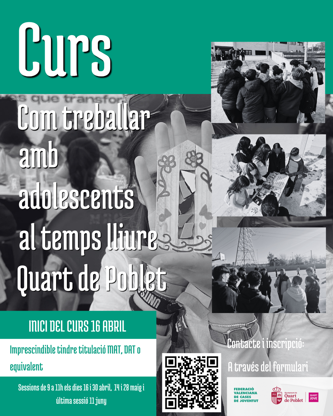 Vols formar-te per a ser Animador/a dels Centres Juvenils?