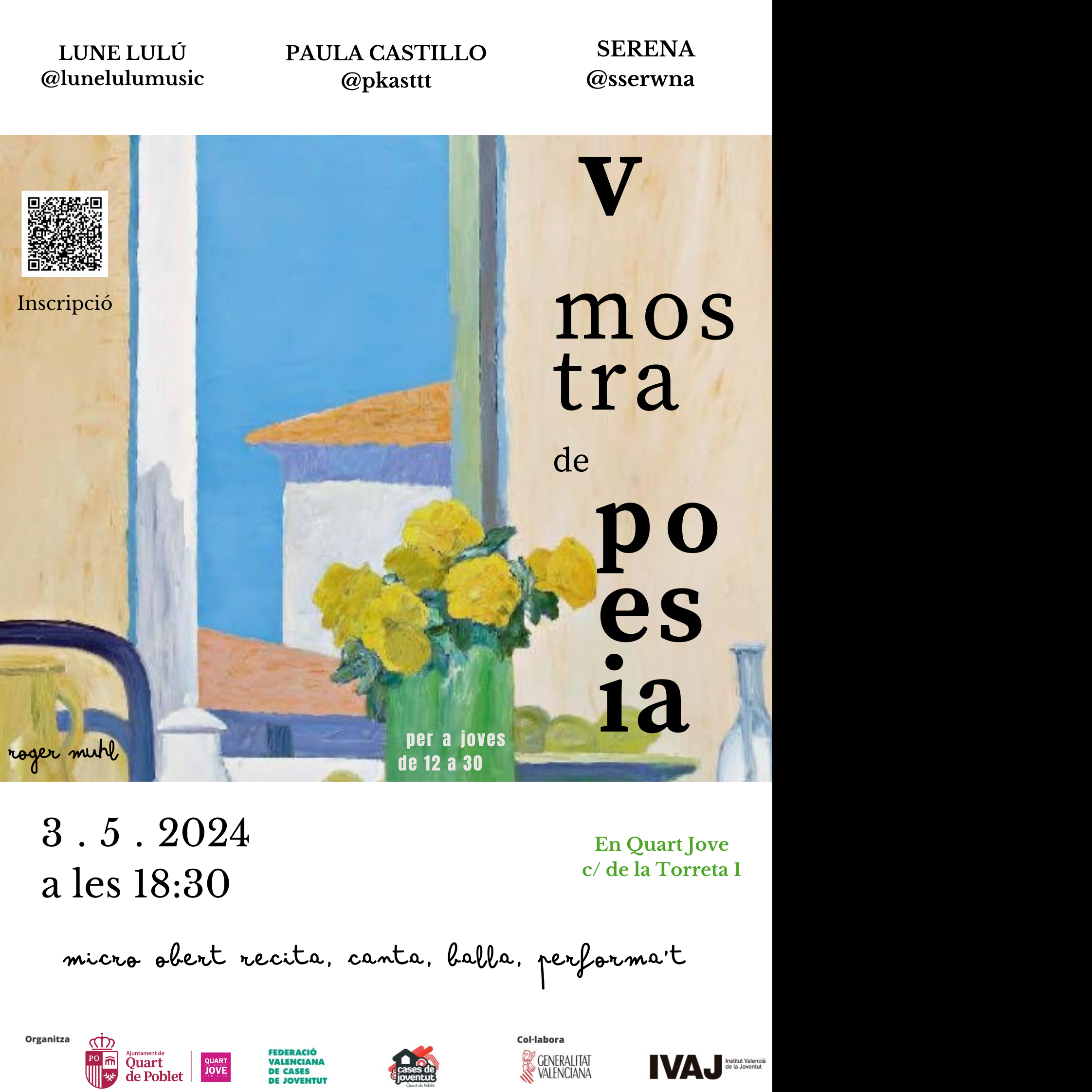 Mostra de Poesia Juvenil. Quart de Poblet