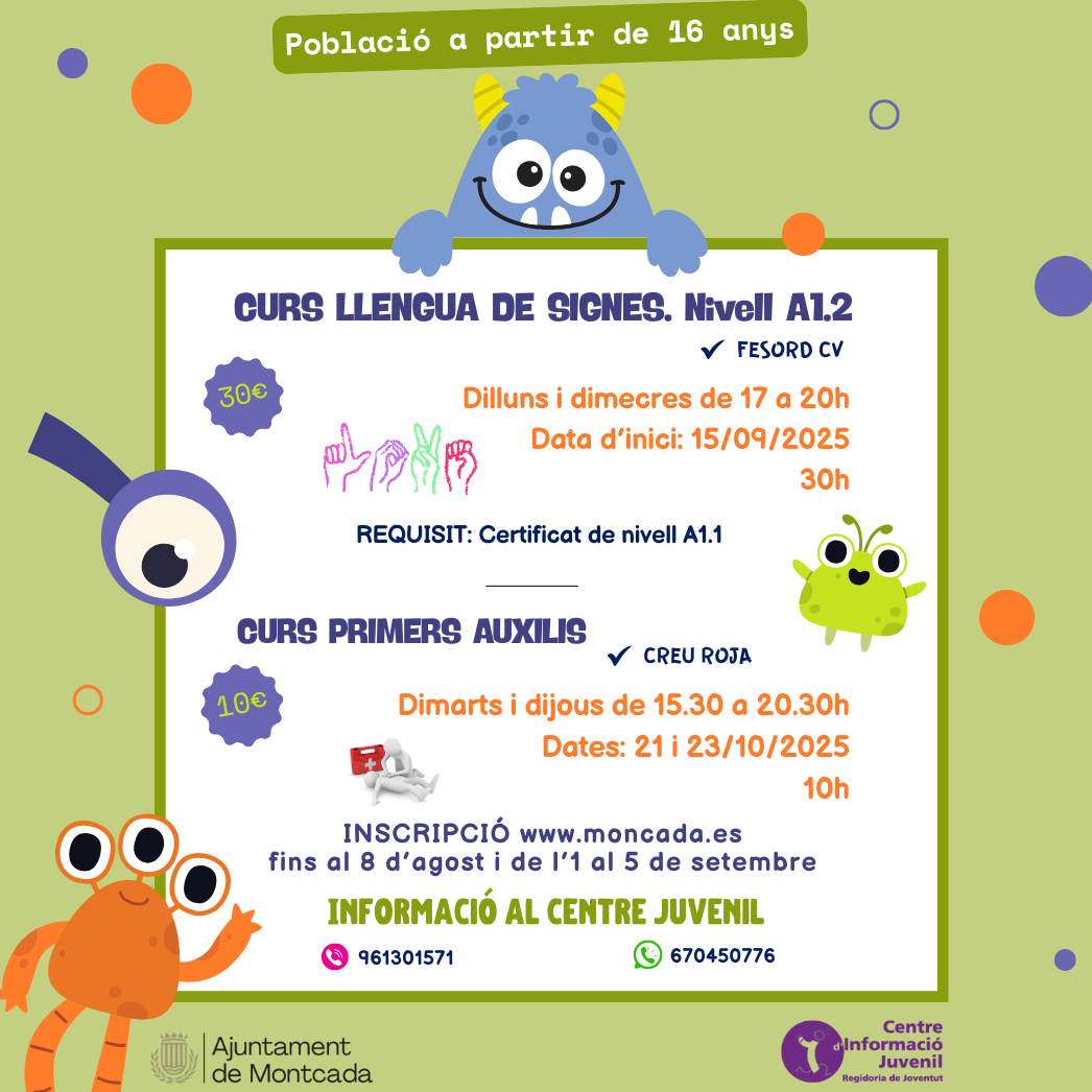 Cursos Joventut - Montcada