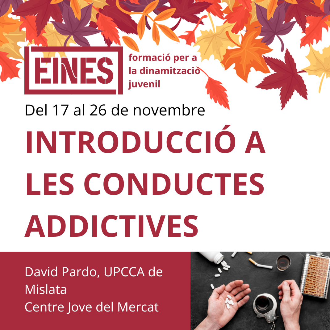 Banner tardor EINES 2025 - conductes addictives