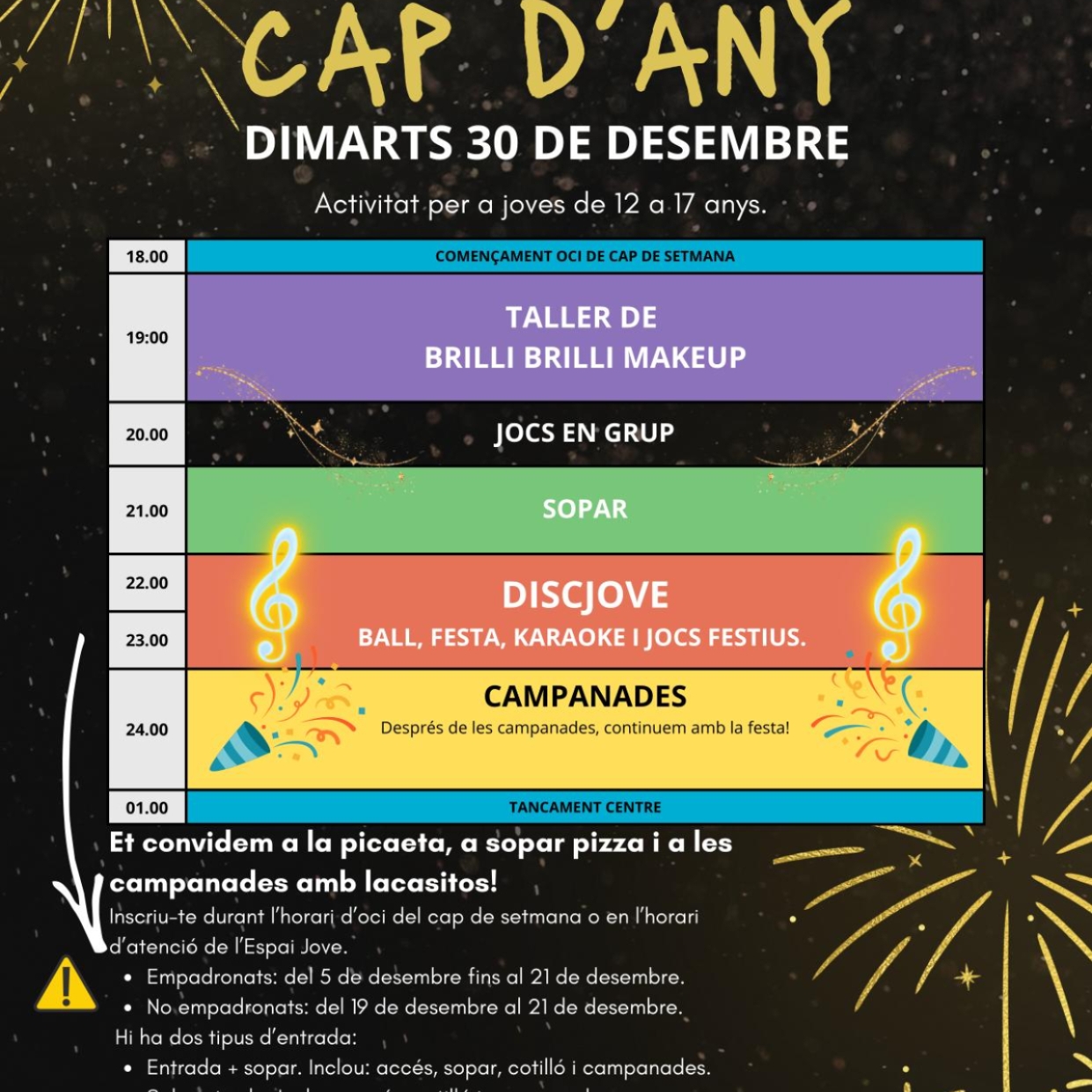 Festa cap d'any a l'Espai Jove Almussafes