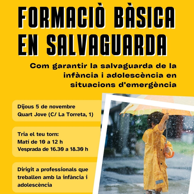 Cartell curs salvaguarda