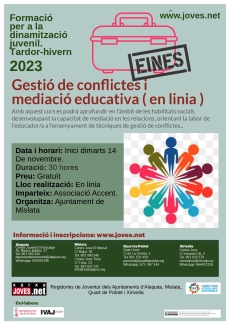 Cartell curs mediacio i conflictes