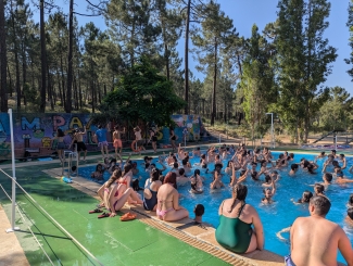 aigua fresqueta de la piscina