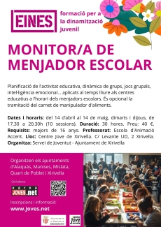 Cartel menjador escolar